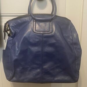 HOBO Royal Blue Leather Tote
